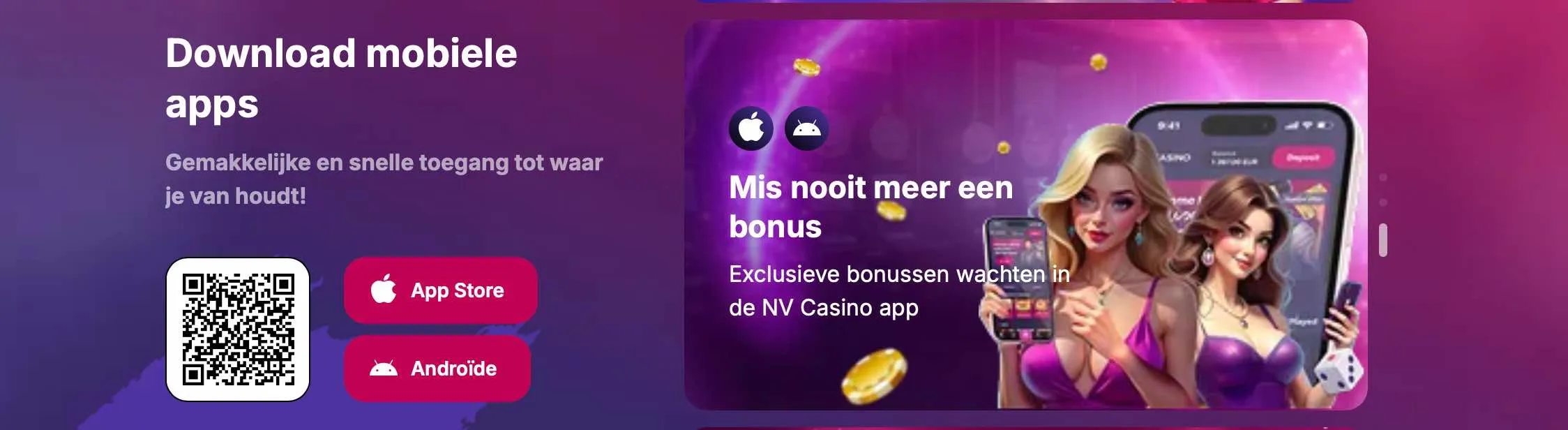 NV Casino Mobiele Versie