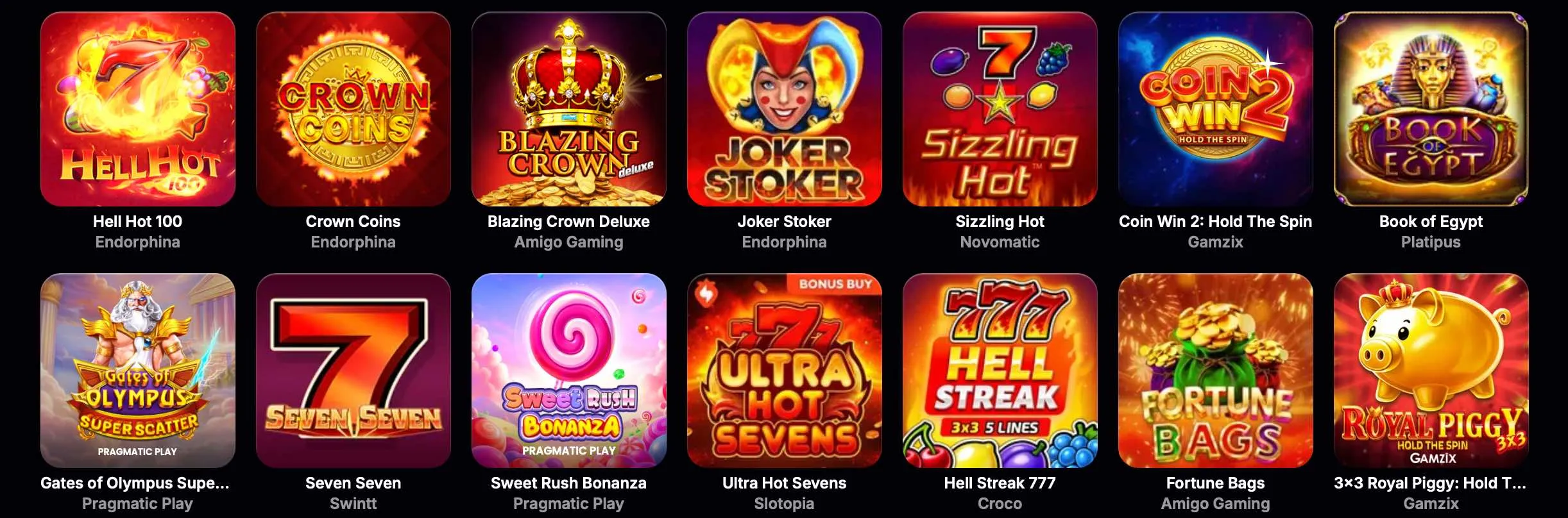 NV Casino Spelaanbod